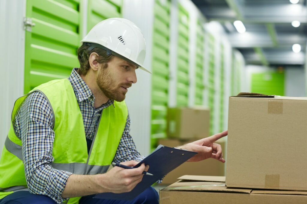 Man working in delivery service
